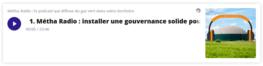 Métha Radio : le podcast qui diffuse du gaz vert dans votre territoire