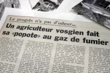 « Un agriculteur vosgien fait sa "popote" au gaz de fumier »